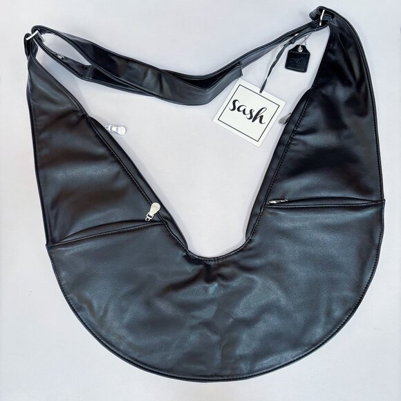 SASH Crossbody Bag Faux Leather Purse for Women  Travel Sling Bag - Picture 5 of 16